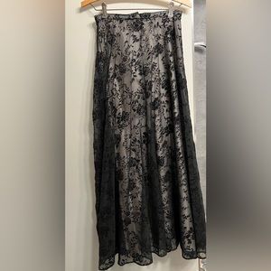 Beautiful burnout floral skirt